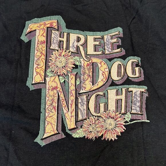 NWOT Authentic Vintage autographed Three Dog Night T-shirt GVC never worn - Picture 11 of 11